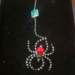 Red, Black, and Clear Sun Catcher